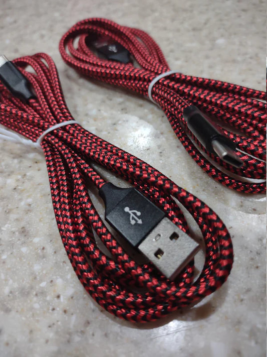 Unleash the Power of Connectivity with Our Braided Nylon USB-C Cable - DMO Apparel 